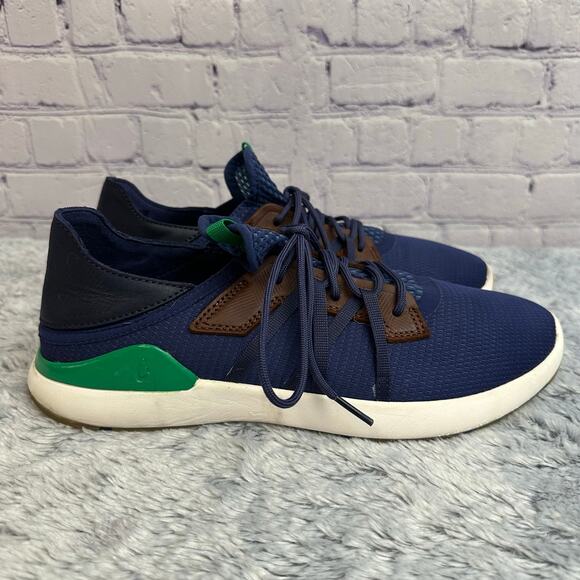OluKai Other - OluKai Mio Li Men's Athletic Shoes Navy Blue Green Size 10